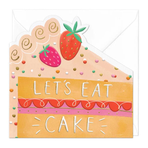 Let's Eat Cake Art Card