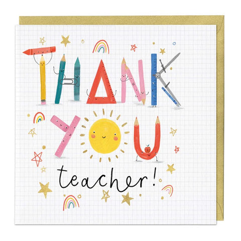 Thank You, Teacher Card