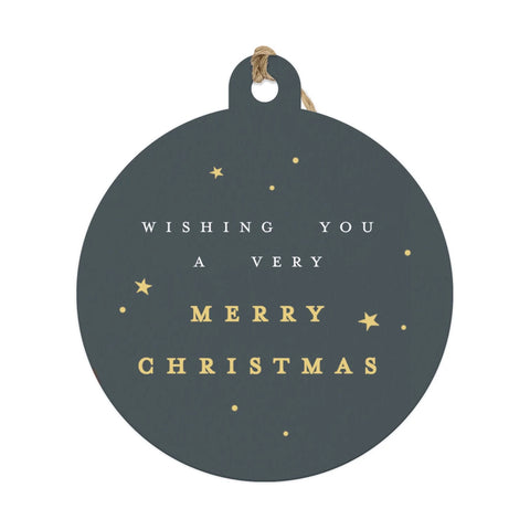 Stary Night Christmas Gift Tag