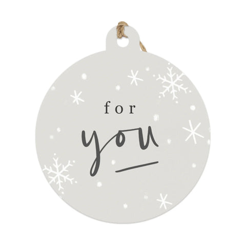 Snow For You Christmas Gift Tag