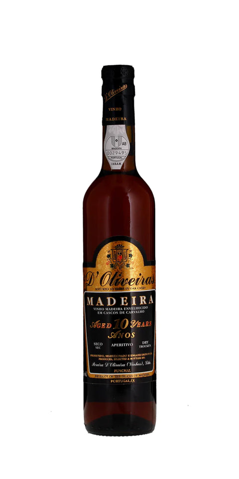 D'Oliveiras Madeira 10 Year Old Medium Dry 50cl