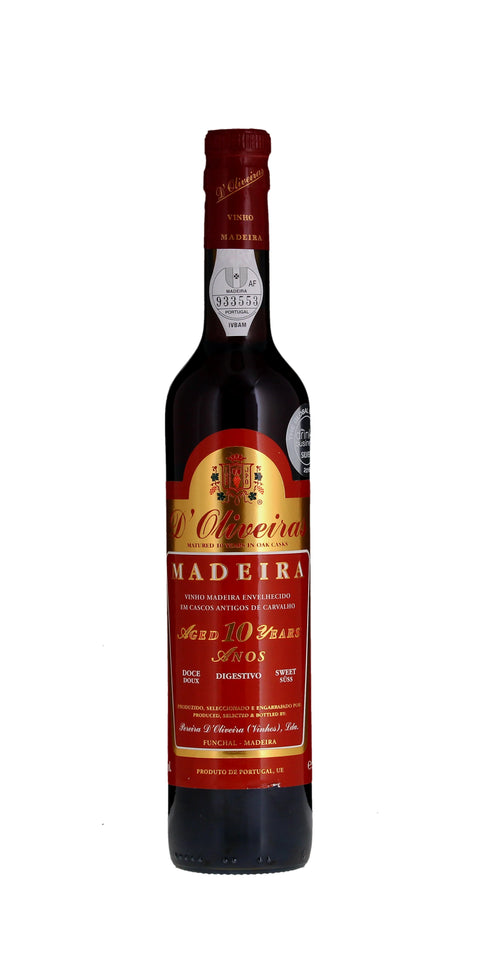 D'Oliveiras Madeira 10 Year Old Sweet 50cl