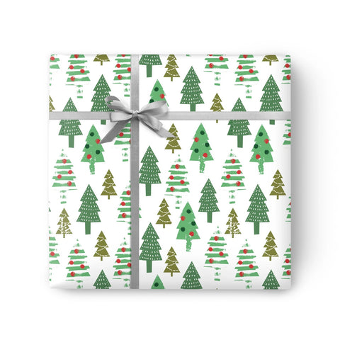 Festive Evergreen Christmas Wrapping Paper