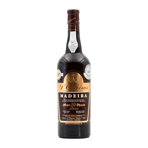 D'Oliveiras Madeira 10 Year Old Medium Dry 75cl