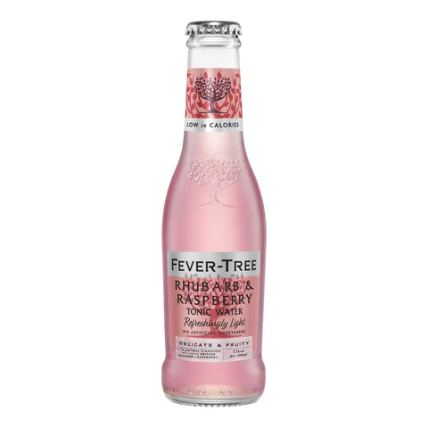 Fever Tree Light Rhubarb & Raspberry Tonic 24x200ml