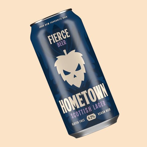 Fierce Beer 'Hometown' Golden Scottish Lager 440ml