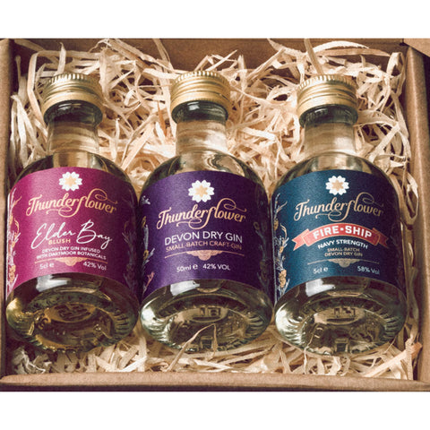 Thunderflower Gin Gift Pack 3 x 5cl